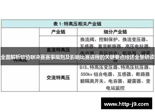 全面解析欧协联决赛赛事规则及影响比赛进程的关键要点综述全景研读